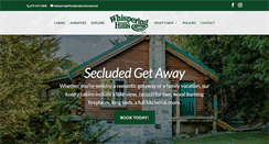 Desktop Screenshot of beaverlakecabins.com